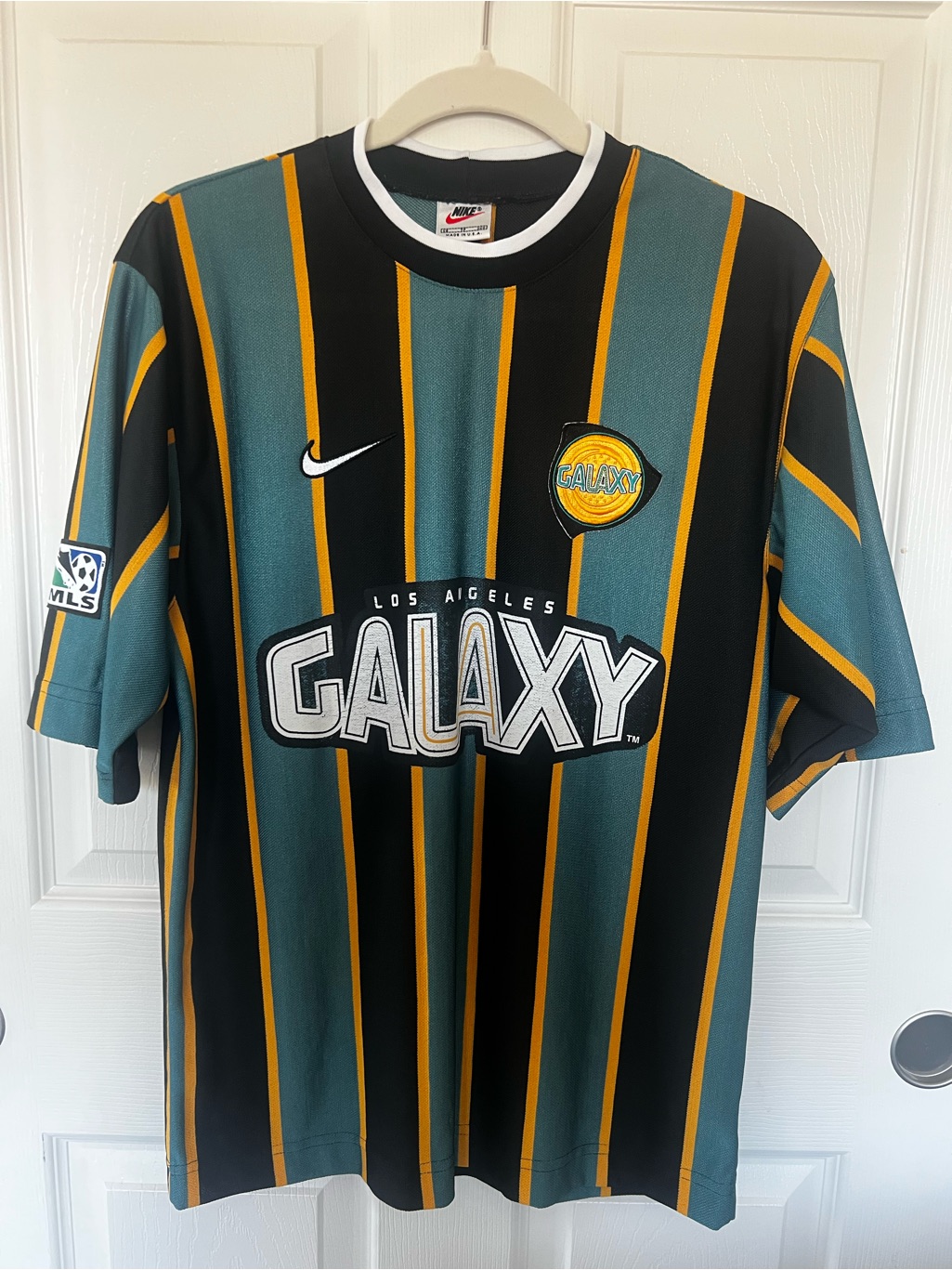 Vintage Nike Los Angeles Galaxy 1997/98 Mls Soccer Jersey Xs
